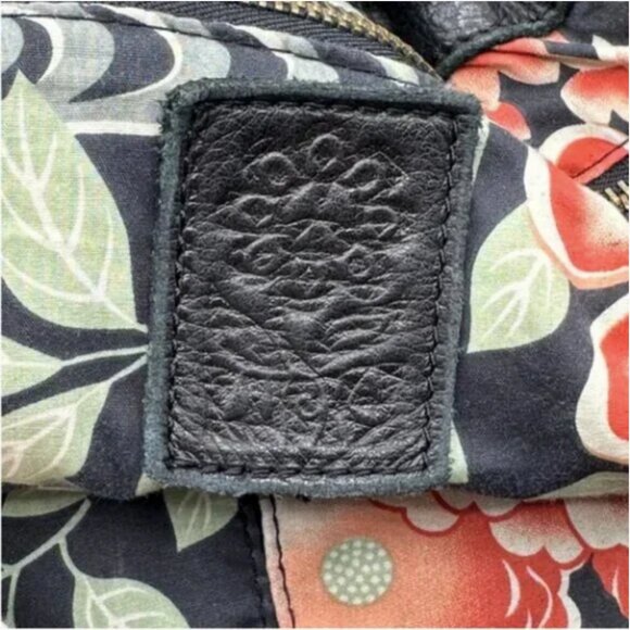 Lucky Brand Boho Soft Leather Black Hobo Shoulder Bag - Picture 9 of 13